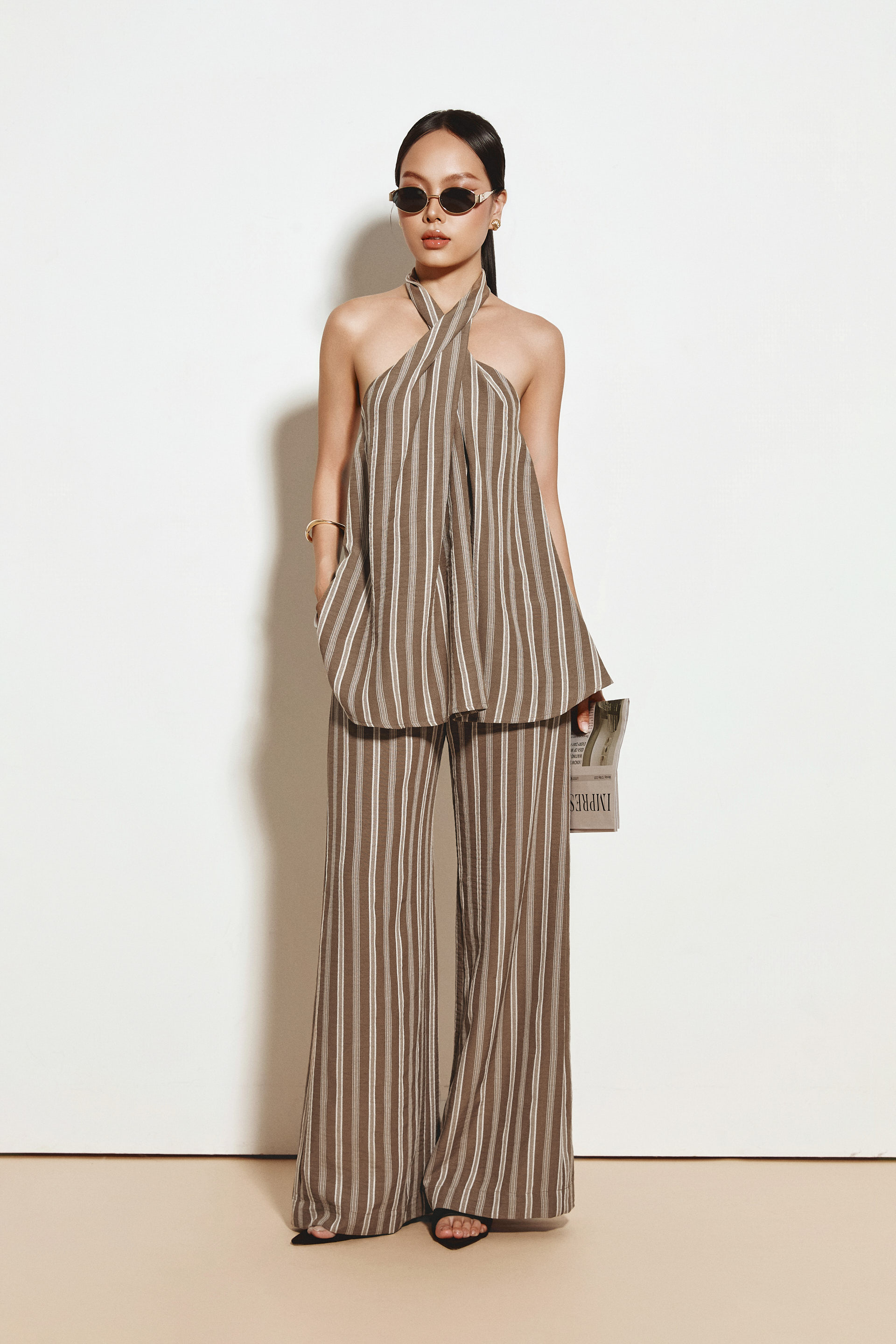 Set Đồ Nữ Alice Stripe Pants